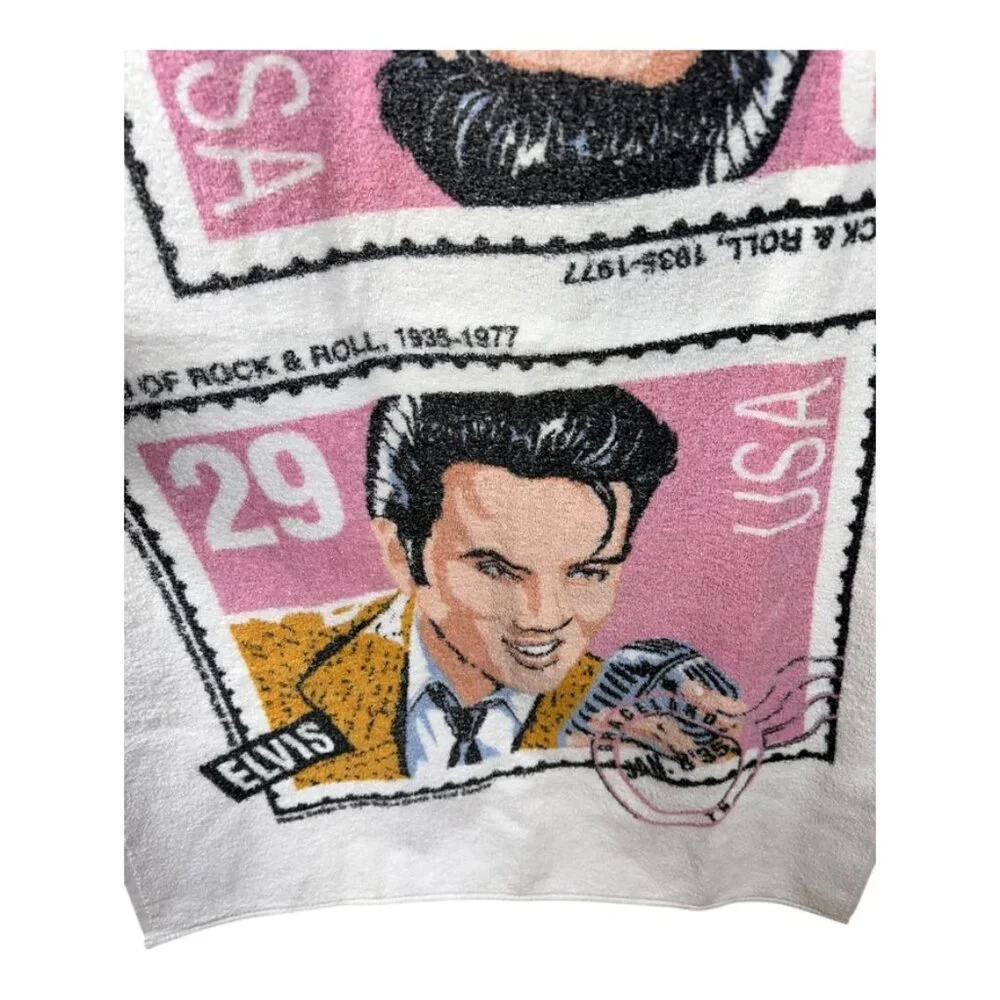 Elvis Postage Stamp Bath Towel‎